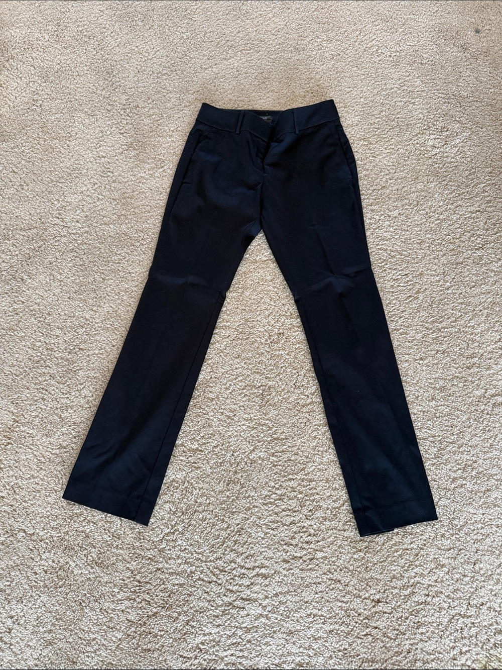 Ann Taylor Navy Straight Leg Trousers